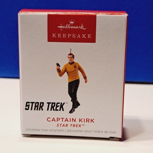 STAR TREK 2023 Miniature-CAPTAIN KIRK,THE U.S.S ENTERPRISE-Hallmark Ornament - Picture 5 of 7
